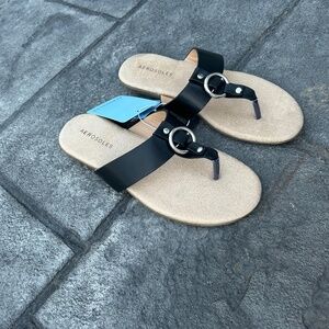 Aerosoles Black Sandals - Size 7